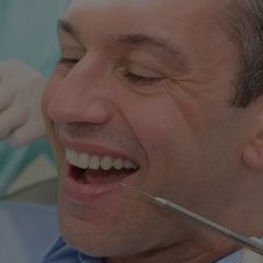 Man during dental exam